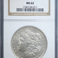 1882-O/S Morgan Dollar $1 NGC MS62