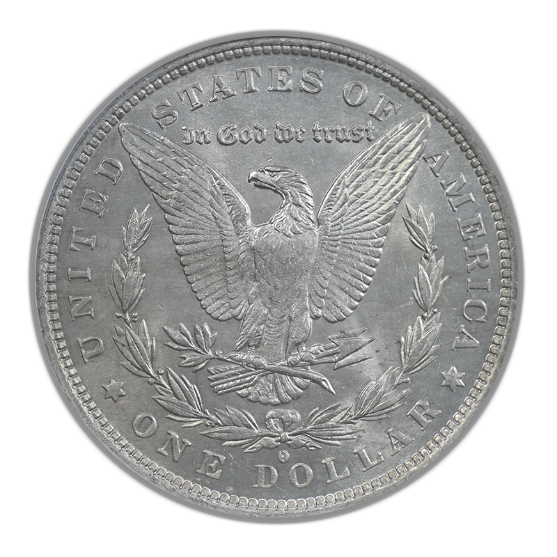 1882-O/S Morgan Dollar $1 NGC MS62