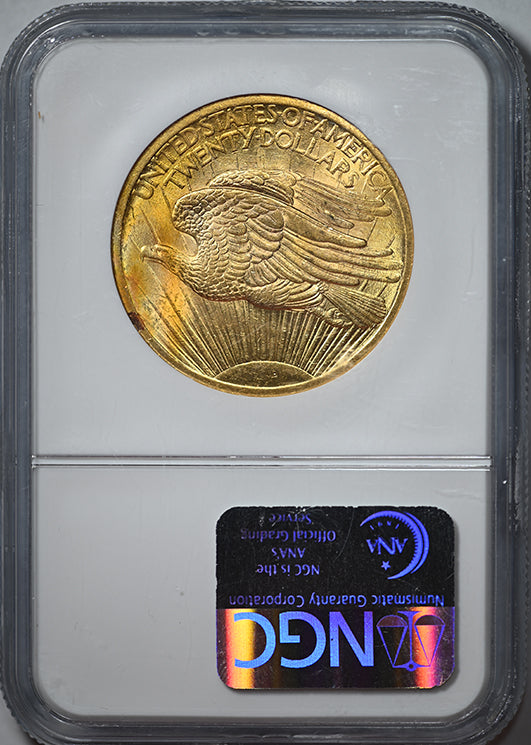 1907 Saint Gaudens Gold Double Eagle $20 NGC MS62
