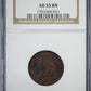 1828 Classic Head Half Cent 1/2C NGC AU55BN