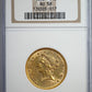 1852 Liberty Head Gold Eagle $10 NGC AU58