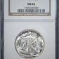 1916-D Walking Liberty Half Dollar 50C NGC MS62
