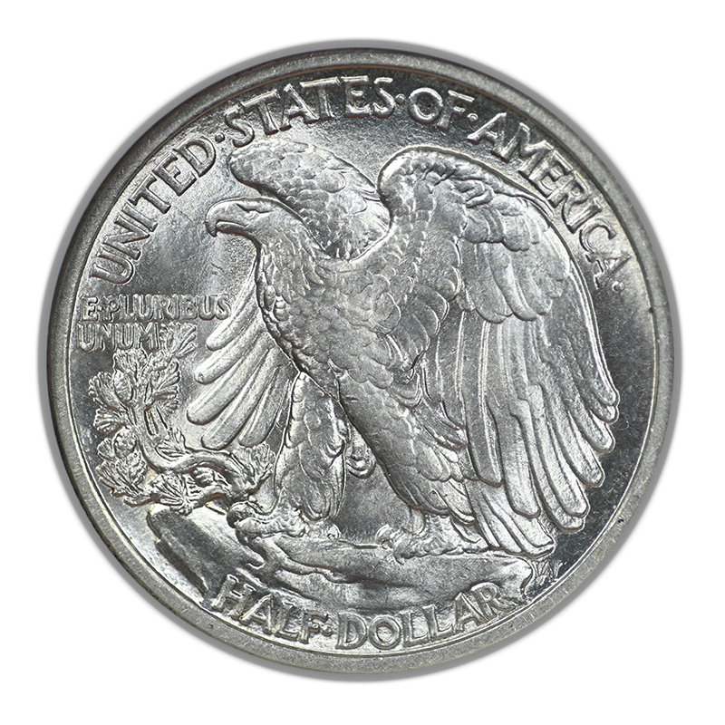 1916-D Walking Liberty Half Dollar 50C NGC MS62