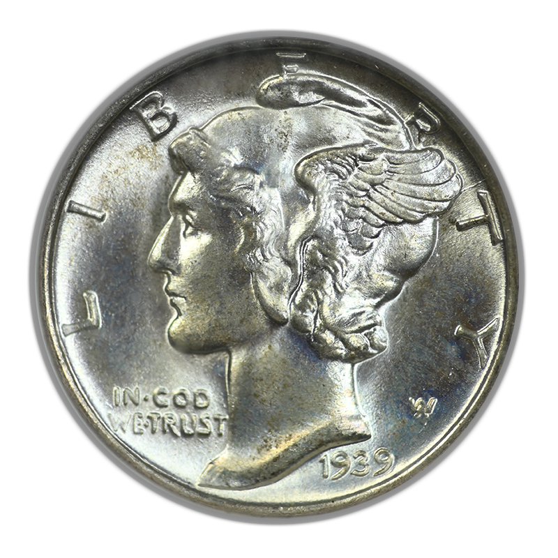 1939-S Mercury Dime 10C NGC MS67