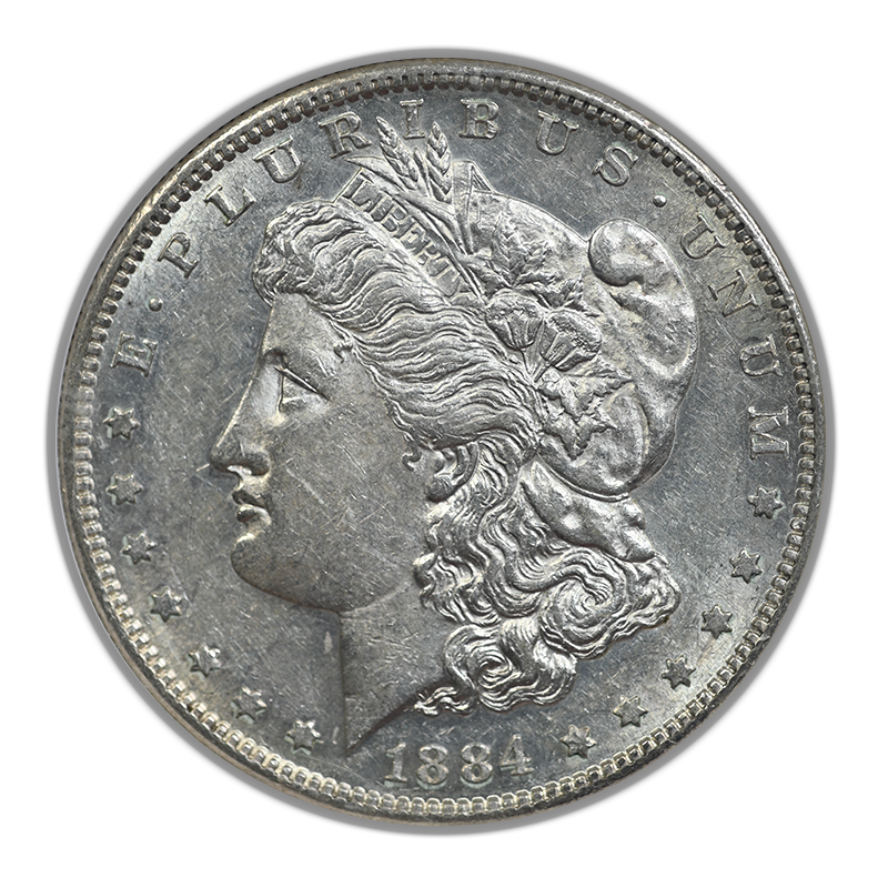 1884-S Morgan Dollar $1 NGC AU55
