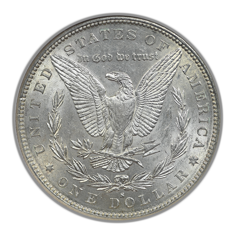 1884-S Morgan Dollar $1 NGC AU55