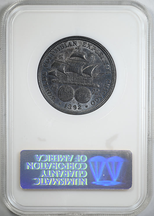 1892 Columbian Exposition Classic Commemorative Half Dollar 50C NGC Fatty MS63 - TONED!