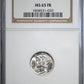 1937 Mercury Dime 10C NGC MS65FB - Full Bands