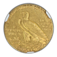 1911-D Weak D Indian Head Gold Quarter Eagle $2.50 NGC AU58 Reverse
