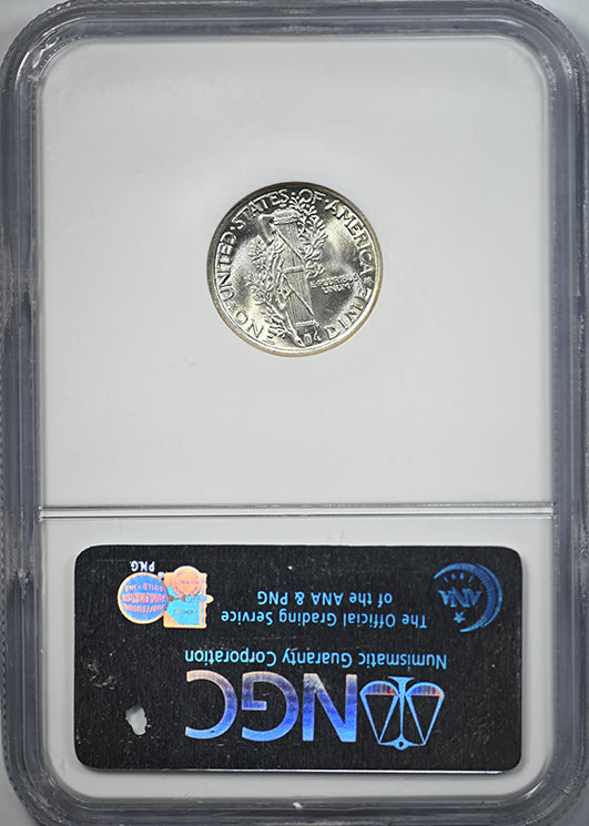 1926 Mercury Dime 10C NGC MS64