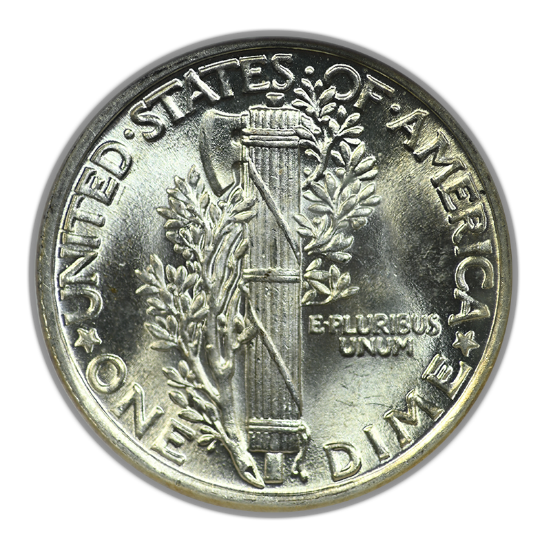 1926 Mercury Dime 10C NGC MS64