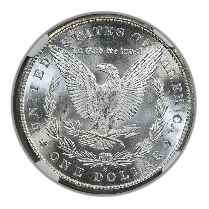 1880-S Morgan Dollar $1 NGC MS65 CAC - TONED!