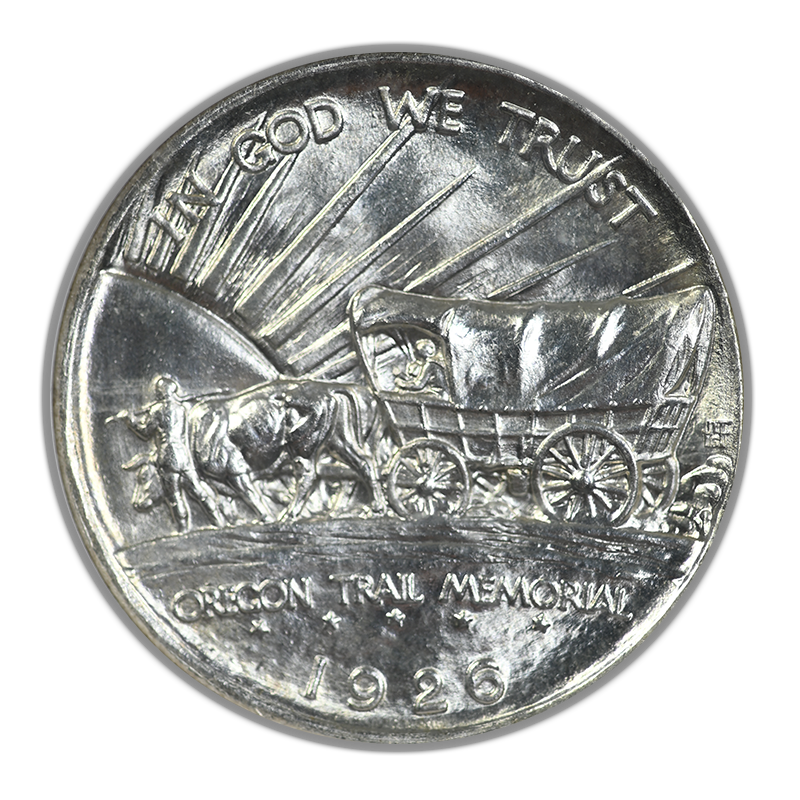 1926 Oregon Trail Classic Commemorative Half Dollar 50C NGC MS67