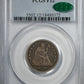 1876-CC Liberty Seated Quarter 25C PCGS F12 CAC Obverse Slab