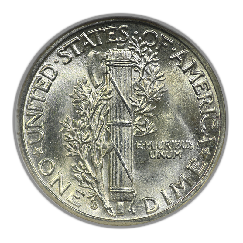 1942-D Mercury Dime 10C NGC MS67
