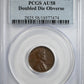 1955 Double Die Obverse Lincoln Wheat Cent 1C PCGS AU58 DDO Obverse Slab