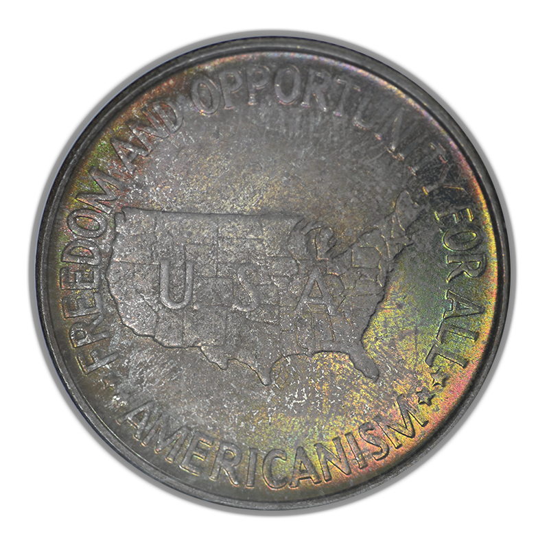 1952 Washington Carver Classic Commemorative Half Dollar 50C NGC MS64 CAC - TONED!