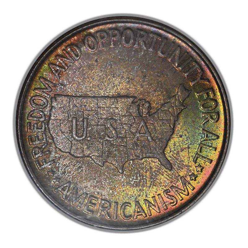 1952 Washington Carver Classic Commemorative Half Dollar 50C NGC MS64 CAC - TONED!