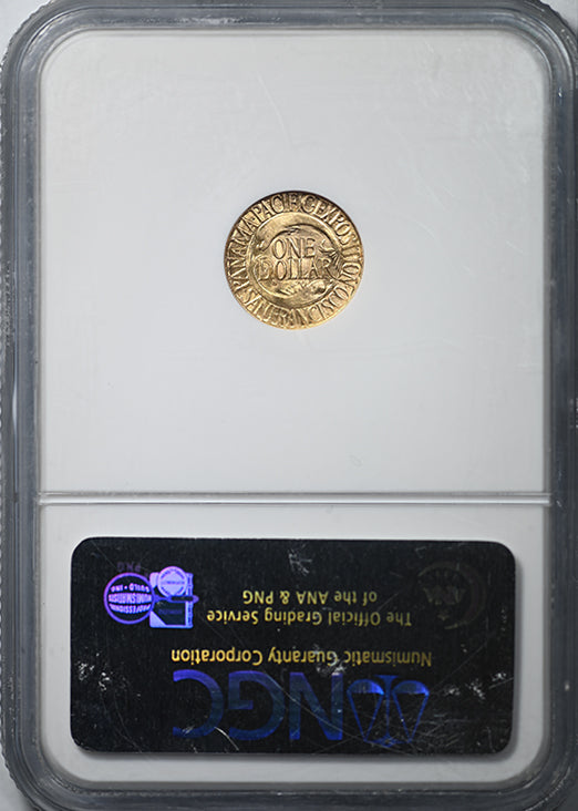 1915-S Panama-Pacific Classic Commemorative Gold Dollar G$1 NGC MS64 CAC