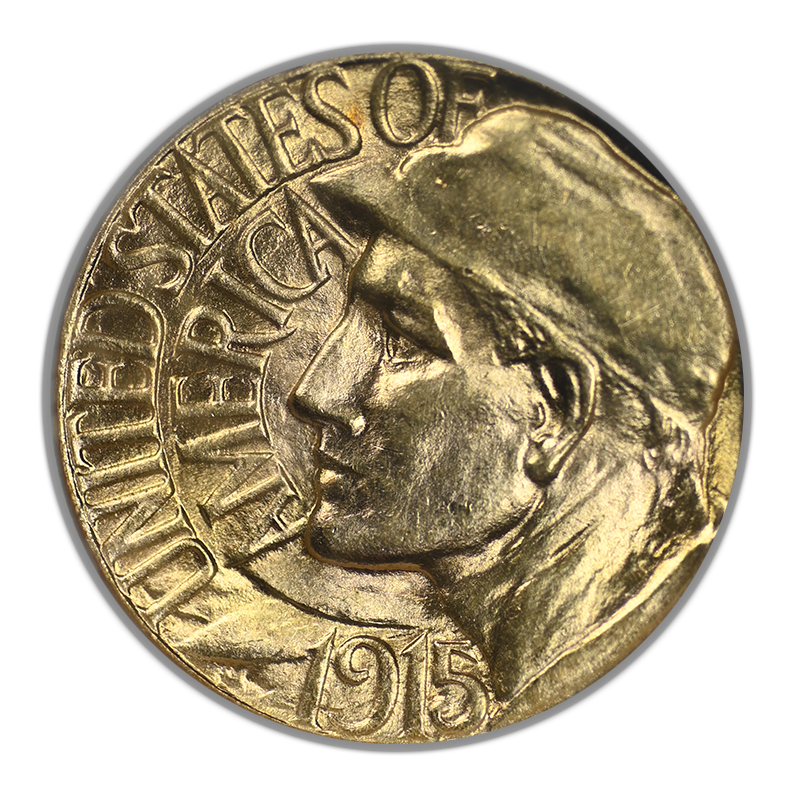 1915-S Panama-Pacific Classic Commemorative Gold Dollar G$1 NGC MS64 CAC
