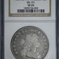 1800 Draped Bust Dollar $1 NGC VF25 BB-191 Low 8 "AMERICAI"