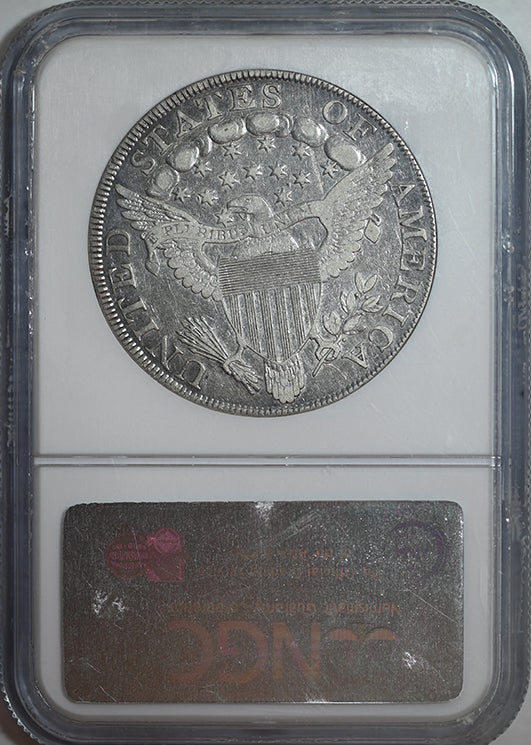 1800 Draped Bust Dollar $1 NGC VF25 BB-191 Low 8 "AMERICAI"