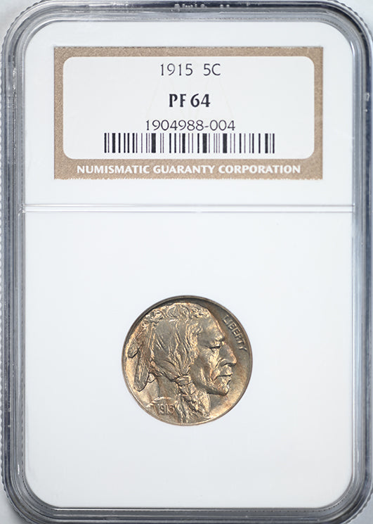 1915 Proof Buffalo Nickel 5C NGC PF64