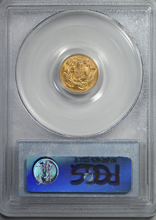 1862 Type 3 Indian Princess Head Gold Dollar G$1 PCGS MS61