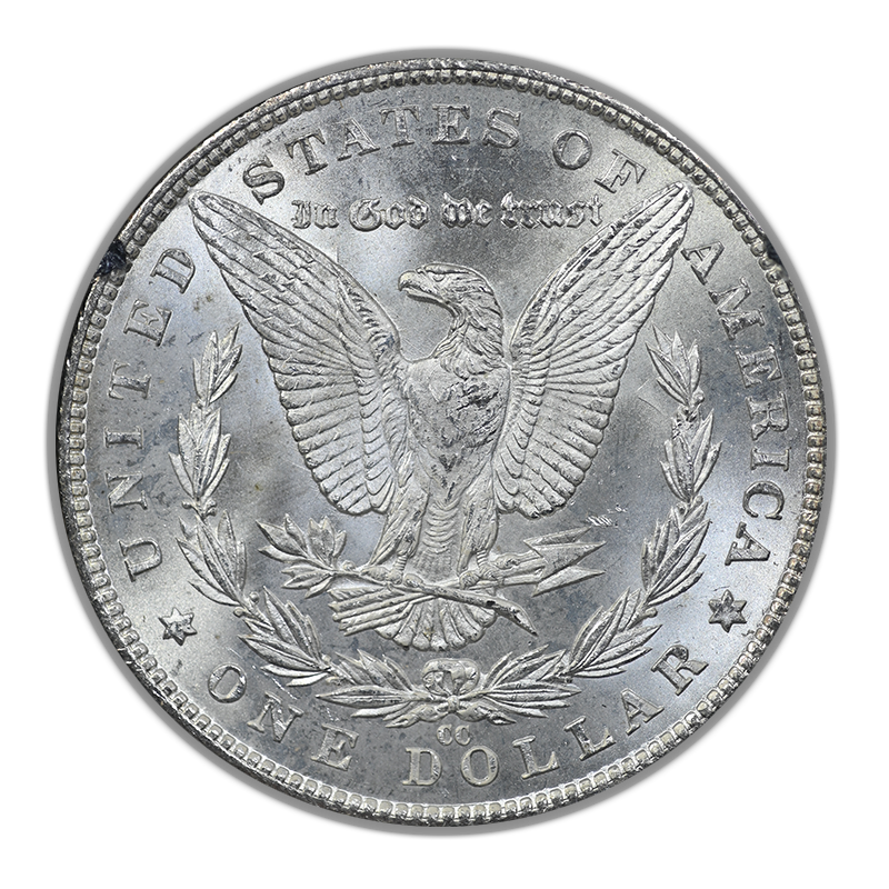 1883-CC Morgan Dollar $1 GSA Hoard NGC MS65 - TEXTILE TONED!