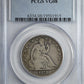 1872-CC Liberty Seated Half Dollar 50C PCGS VG08