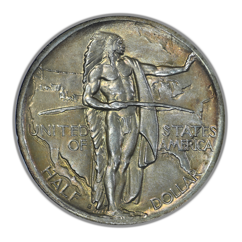 1938-S Oregon Trail Classic Commemorative Half Dollar 50C NGC Fatty MS64 CAC