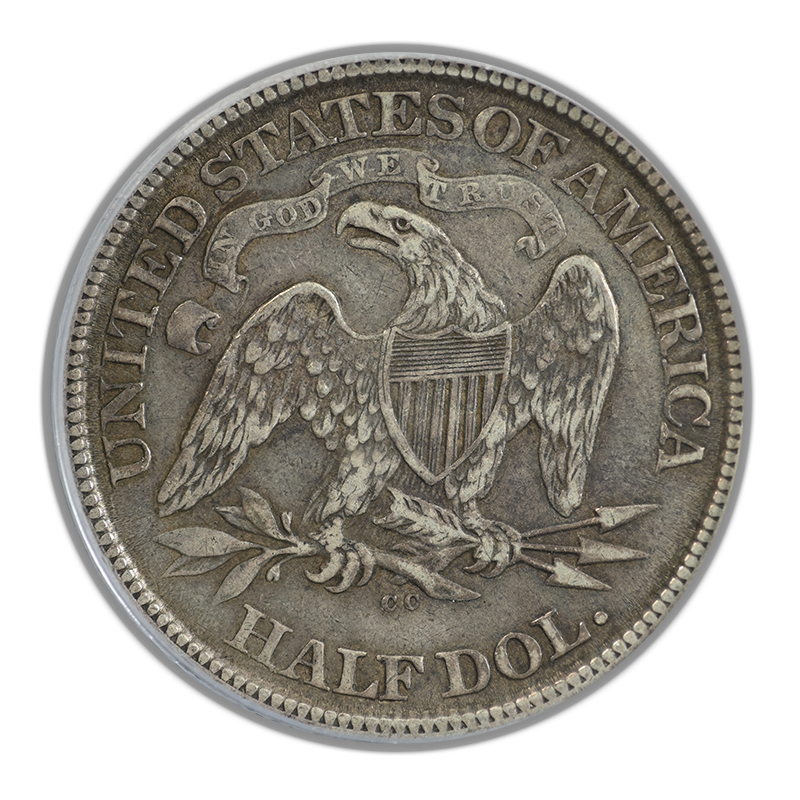 1873-CC Liberty Seated Half Dollar 50C PCGS VF30 - Arrows