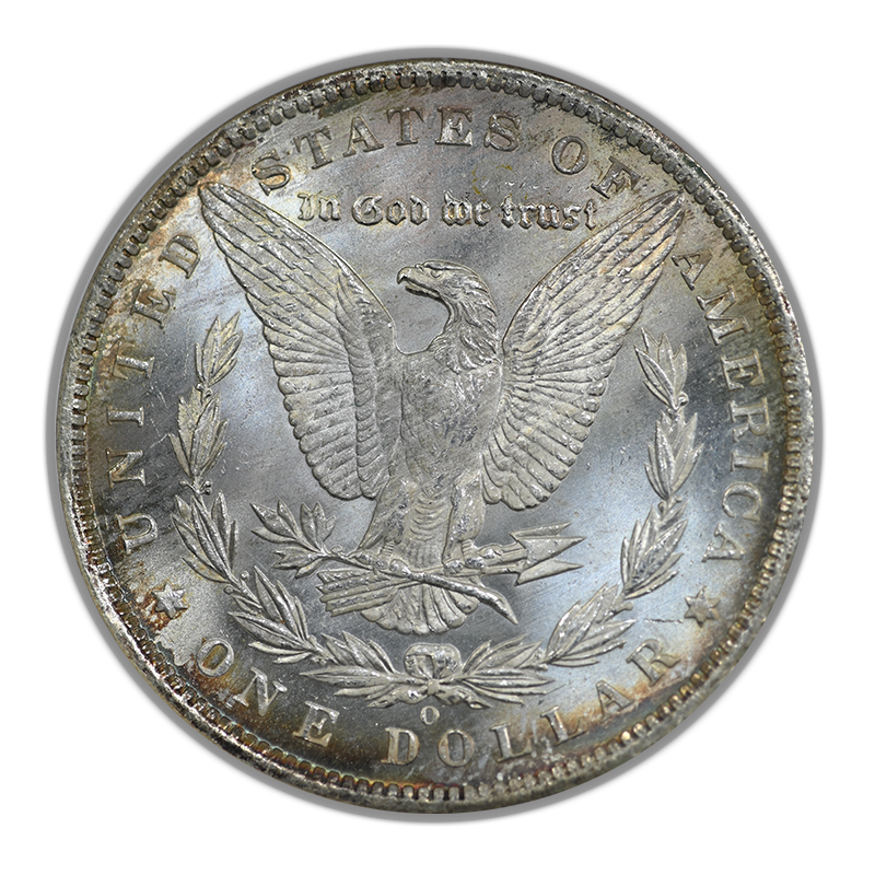 1885-O Morgan Dollar $1 NGC Fatty MS64PL - Prooflike Reverse