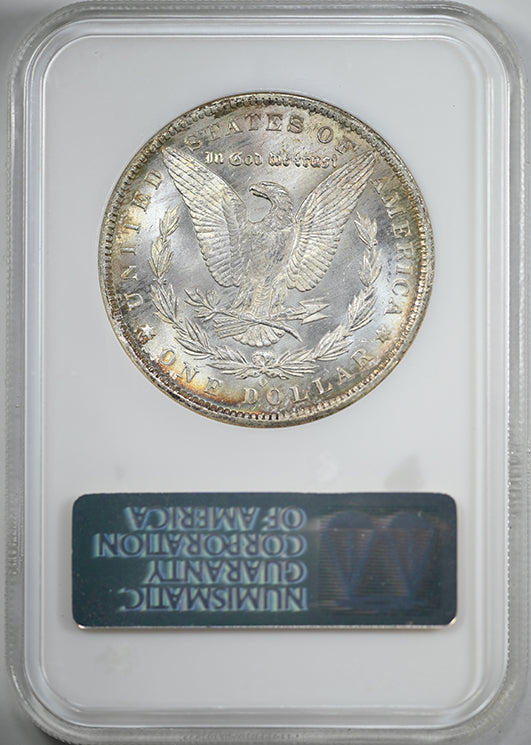 1885-O Morgan Dollar $1 NGC Fatty MS64PL - Prooflike Reverse Slab