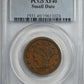 1857 Braided Hair Liberty Head Large Cent 1C PCGS XF40 - Small Date