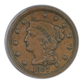 1857 Braided Hair Liberty Head Large Cent 1C PCGS XF40 - Small Date