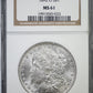 1892-O Morgan Dollar $1 NGC MS61