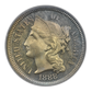 1888 Proof Three Cent Nickel Piece 3CN NGC PF63 - TONED!