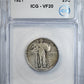 1921 Standing Liberty Quarter 25C ICG VF20