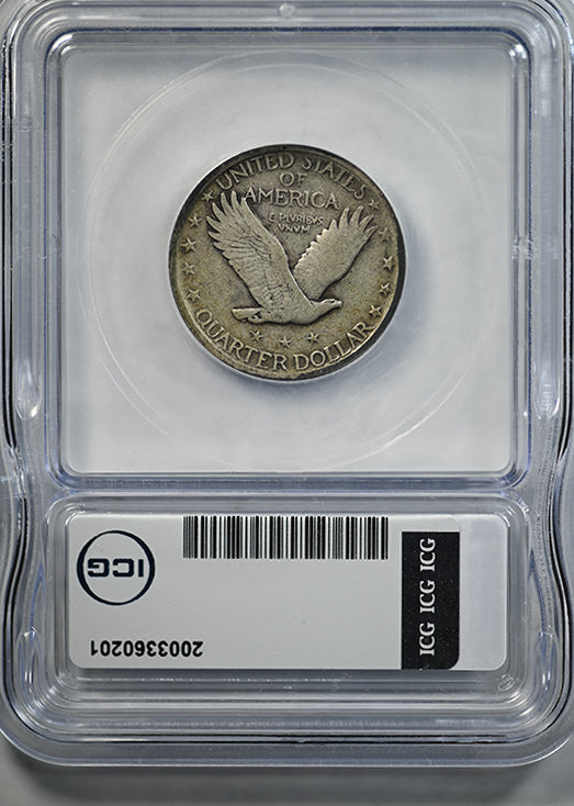 1921 Standing Liberty Quarter 25C ICG VF20