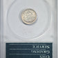 1872-S Liberty Seated Half Dime H10C PCGS Rattler MS60 Reverse Slab