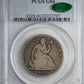 1870-CC Liberty Seated Half Dollar 50C PCGS G04 CAC