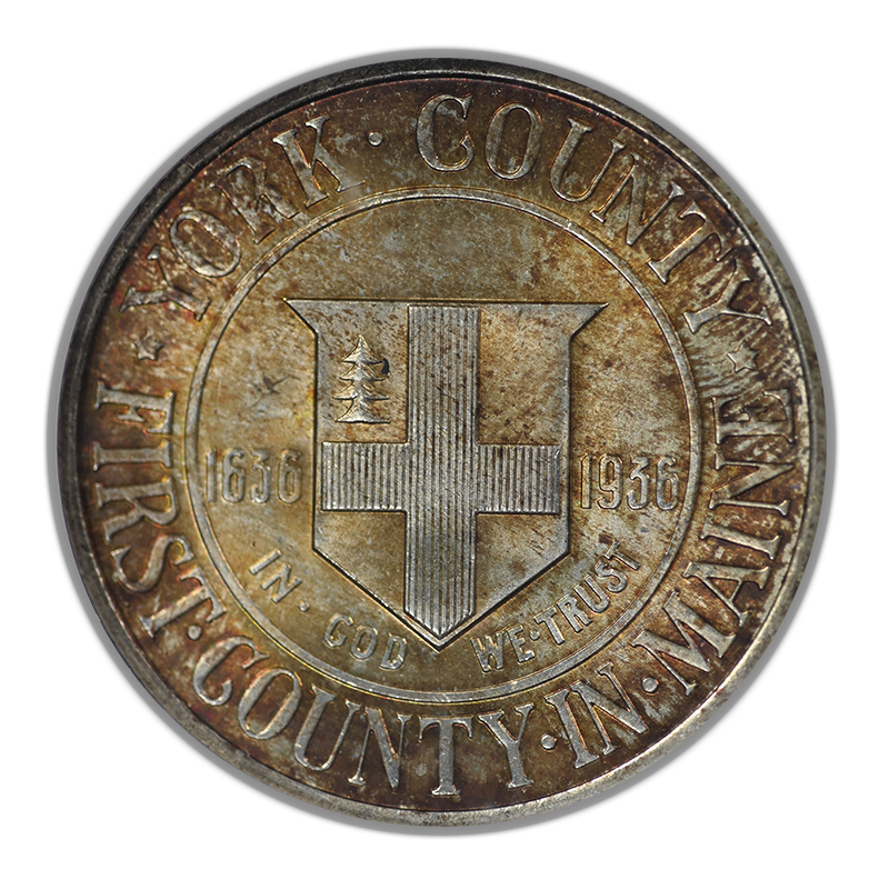 1936 York Classic Commemorative Half Dollar 50C NGC MS66 - TONED!