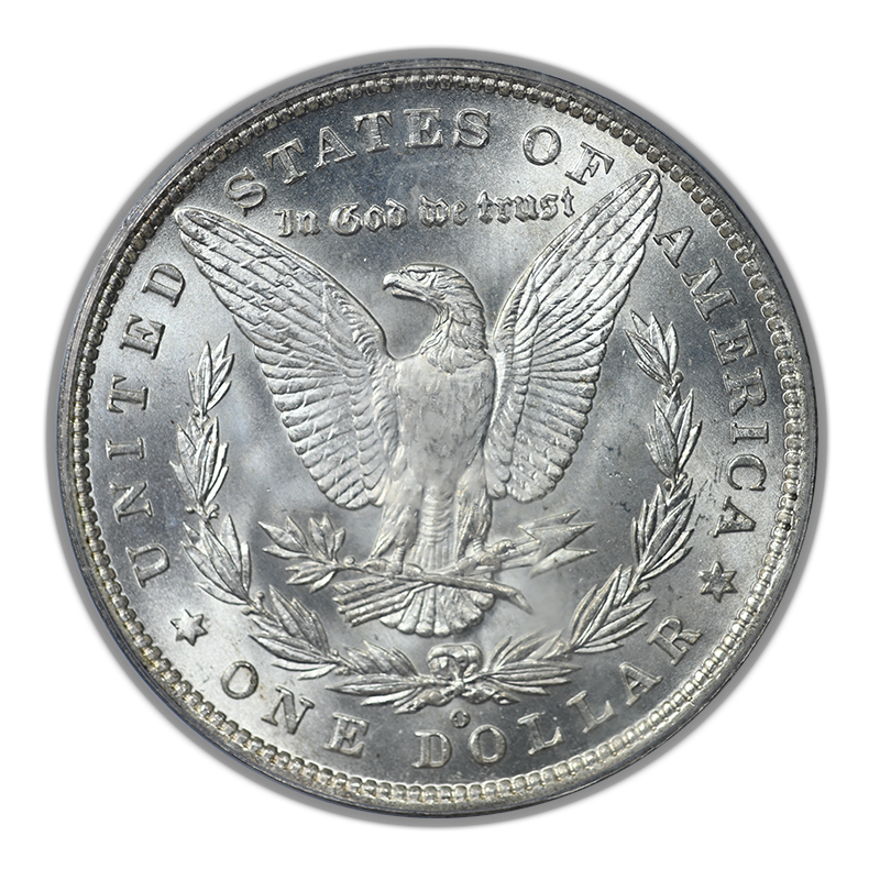 1890-O Morgan Dollar $1 PCGS MS65