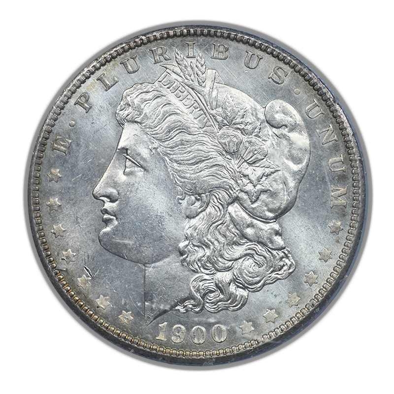 1900 Morgan Dollar $1 PCGS Rattler MS65PL - Prooflike