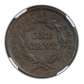 1841 Braided Hair Liberty Head Large Cent 1C NGC MS63+BN CAC N-6