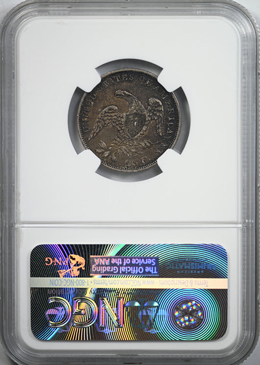 1835 Capped Bust Quarter 25C NGC XF40