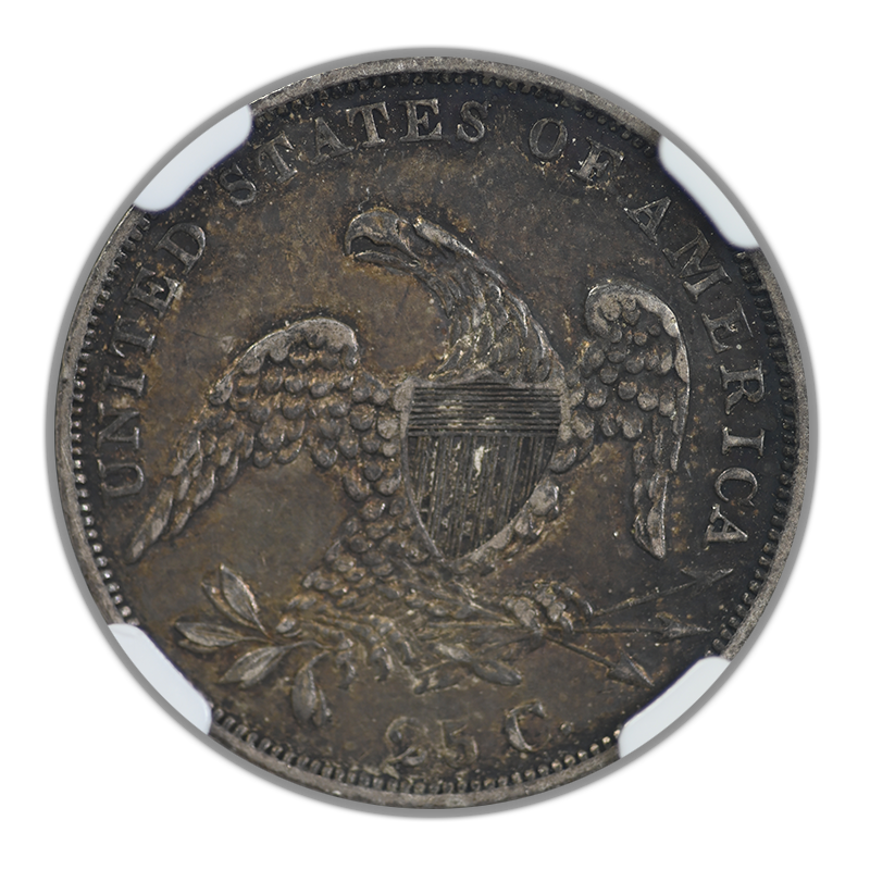 1835 Capped Bust Quarter 25C NGC XF40