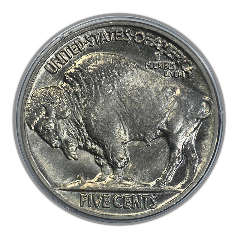 1936 Buffalo Nickel 5C PCGS Rattler MS64 CAC