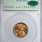 1930 Lincoln Wheat Cent 1C PCGS Rattler MS64RD CAC